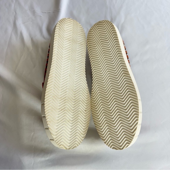 Vince Camuto Leather Romeena Huarache Style Platform Flats - Picture 8 of 9